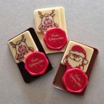 groes Weihnachtstfelchen  -  Elch und Niko