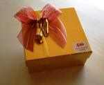 goldene Prsentpackung