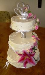 3 - stckige Hochzeitstorte