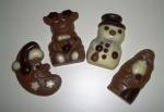 Schneemann, Niko, Elch und Stern