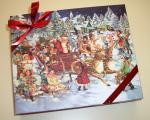Weihnachtsmann mit Schlitten