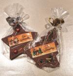 Schoko - Tannenbaum oder Stern - Frohe Weihnachten